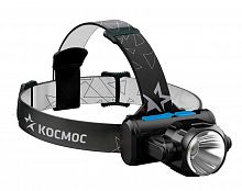 Изображение Фонарь светодиодный налобный 3Вт XPE 5Вт COB 1200Mah LI-On зар. Micro USB Космос KOCH5WLi-On 