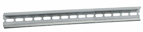 Изображение DIN-рейка 400мм оцинк. перфорированная NR-001-14 (уп.10шт) ЭРА Б0036466 