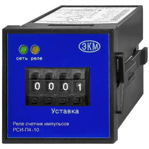 Изображение Счетчик импульсов РСИ-П4-10 УХЛ4 24-240В AC/DC Меандр A8302-16932962 