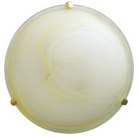 Изображение Светильник НПБ 01-2х60-135 "Дюна" d400 М12 желтый /клипса зол. (инд. упак.) Элетех 1005151096 