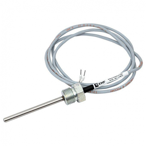 Изображение Датчик температуры жидкости погружной кабельный 50мм EKF RTD10-SCR50-PT100 