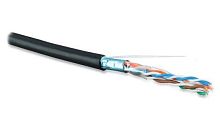 Изображение Кабель витая пара экранир. F/UTP кат.6 4 пары 23 AWG (4х2х0.58мм) ОЖ общий экран-фольга LSZH нг(A)-HF FUTP4R-C6-S23-OUT-LSZH-BK-305 черн. (уп.305м) Hyperline 535853 