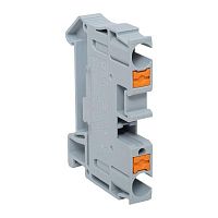 Изображение Клеммная колодка пружинная 6 Push-in серая PIT-6 