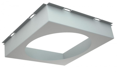 Изображение Рамка для светильника SL/DL POWER LED 40 (50х50х40 lamel 10мм) white СТ 2170000230 