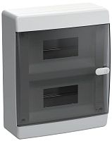 Изображение Корпус пластиковый ЩРН-П-18 IP41 черн. прозр. дверь UNION Compact IEK UIC-KP12-N-18-41-K01 