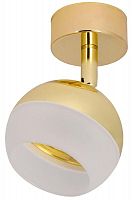 Изображение Светильник 4011 настенно-потолочный под лампу GX53 золото IEK LT-USB0-4011-GX53-1-K22 