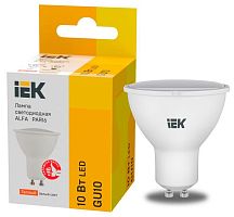 Изображение Лампа светодиодная Alfa 10Вт PAR16 софит 3000К GU10 230В (6шт) IEK LLA-PAR16-10-230-3-GU10-6 