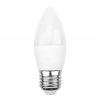 Изображение Лампа светодиодная 7.5Вт Свеча (CN) 2700К тепл. бел. E27 713лм Rexant 604-020 