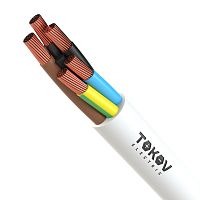 Изображение Провод TOKOV ELECTRIC ПВС 5х6(4х6+1х6) 380В Б (бухта) (м) 1945508 
