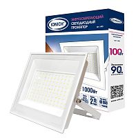 Изображение Прожектор светодиодный IFLSLED-DOB-100-865-W-IP65 100Вт 6500К IP65 8100лм бел. IONICH 1490 