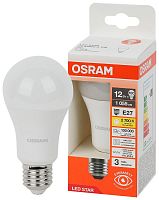 Изображение Лампа светодиодная LED Star 12Вт грушевидная 2700К E27 1055лм (замена 100Вт) OSRAM 4058075695290 