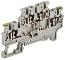 Изображение Клемма пружинная заземляющая 2 уровня CXDL2.5 PE ARMAFIX IEK AF-CT41-00-2-K52-002 