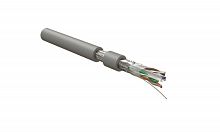 Изображение Кабель витая пара экранир. F/UTP кат.6 4 пары 23 AWG ОЖ solid экран-фольга нг(А)-LSLTx внутр. FUTP4R-C6-S23-IN-LSLTX-GY-305 сер. (уп.305м) Hyperline 498433 