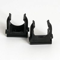 Изображение Держатель для труб (клипса) d20мм черн. (уп.100шт) TOKOV ELECTRIC TKE-LC-20-C05/100 