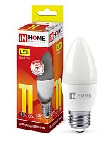 Изображение Лампа светодиодная LED-СВЕЧА-VC 11Вт 230В E27 3000К 990лм IN HOME 4690612020488 