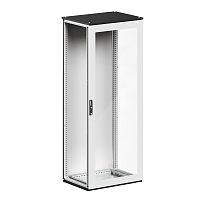 Изображение Комплект напольного корпуса CQE N со стеклянной дверью и с задней панелью 1600х600х600мм RAM block DKC R5CQEN1666X 
