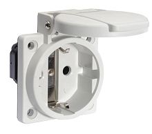 Изображение Розетка встраиваемая Schuko 16А 3п 250В IP54 с уплотнит. сер. Bals 71083 