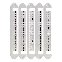 Изображение Маркировка для клемм ширина 5мм от 1 до 10 вертикалная ориентация DKC NUTB-5-1-10V 