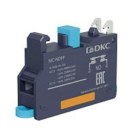 Изображение Блок контактный с клеммным безвинтовым зажимом нормально-открытый DKC MC-NOPP 