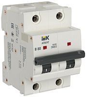 Изображение Выключатель автоматический модульный ARMAT M10H 2P B 80А IEK AR-M10H-2-B080 