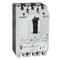 Изображение Выключатель автоматический с блоком защиты от токов утечки OptiMat T125H-RCA ETA 32A 4P КЭАЗ 357064 
