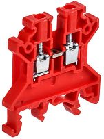 Изображение Клемма винтовая CTS 4кв.мм красн. ARMAFIX IEK AF-CT10-00-K04-004 