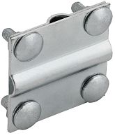 Изображение Зажим крестообразный полоса/пруток-полоса/пруток 40/12мм оцинк. сталь IEK ZCC13-11-1-12-40 