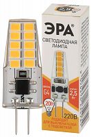 Изображение Лампа светодиодная LED-JC-2.5W-220V-SLC-827-G4 JC 2.5Вт капсула G4 тепл. бел. 220В ЭРА Б0049091 