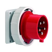 Изображение Вилка встраиваемая 16А 5п 3P+N+PE 6ч 400В IP67 Bals 28103 