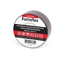 Изображение Изолента самослипающаяся СЛП 25х0.8х5 черн. Fortisflex 91604 