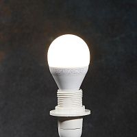 Изображение Лампа светодиодная 9.5Вт Шарик (GL) 2700К тепл. бел. E14 903лм Rexant 604-037 