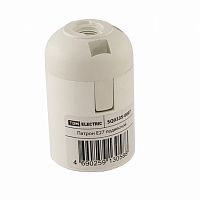 Изображение Патрон Е27 подвесной, термостойкий пластик, белый, TDM    SQ0335-0007 