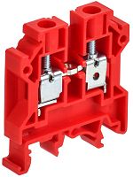 Изображение Клемма винтовая CTS 6кв.мм красн. ARMAFIX IEK AF-CT10-00-K04-006 