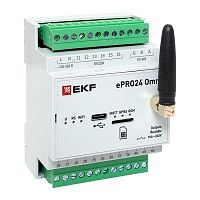 Изображение Контроллер удаленного управления 6вх/4вых Wi-Fi GSM 230 В ePRO24 Omni EKF ePRO24-6-4-WG-OMNI 