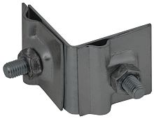 Изображение Держатель проводника круглого 6-10мм фальца угловой H=40мм оцинк. сталь TD IEK ZDP80-13-2-16-40 