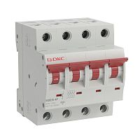 Изображение Выключатель автоматический модульный 4п C 4А 4.5кА YON max MD63S YON MD63S-4PC4 