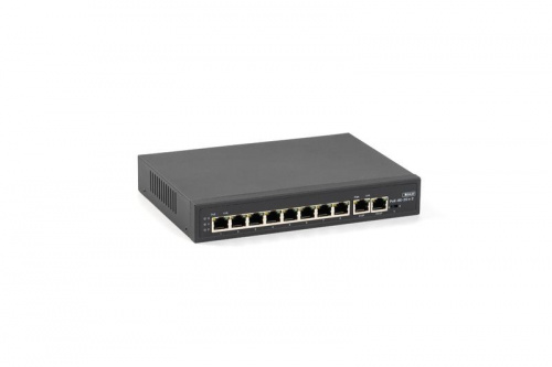 Изображение Коммутатор SKAT PoE-8E-2G v.2 PoE Plus 120Вт порты: 8-Ethernet 2-Uplink Бастион 4073 