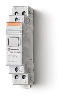 Изображение Контактор модульный 1NO+1NC 20А AgSnO2 110В DC 17.5мм IP20 опции: нет FINDER 222391104000 