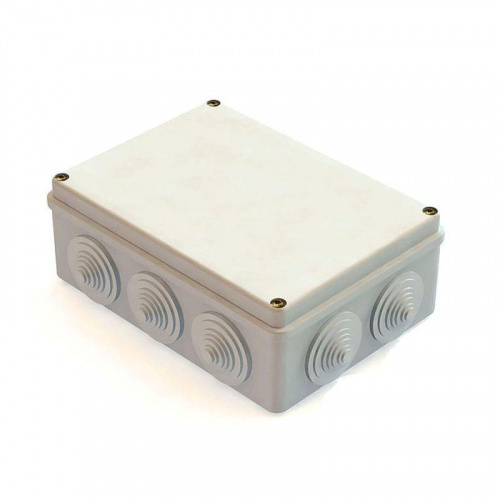 Изображение Коробка распаячная для наружного монтажа 10 гермовводов 190х140х70мм IP55 CHINT 8820020 