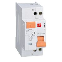 Изображение Выключатель автоматический дифференциального тока 2п (1P+N) C 16А 30мА тип AC 4.5кА RKP LS Electric 062203768B 