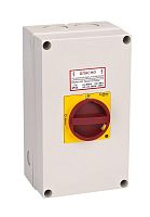 Изображение Выключатель-разъединитель главный аварийный 3п 80А IP65 закрытого исп. с замком SE MSD80311R 