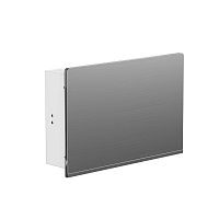 Изображение Корпус ArtShell Elegance силовой встраив. 22мод. серебр. метал. дверь EKF artshell-e-22p-sm 