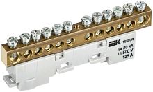 Изображение Шина нулевая N неизол. на универс. держ. 8х12-12-С TEKFOR IEK TF-NN20-12-DL-K07 