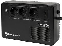 Изображение Источник бесперебойного питания Back-Save BV 400В.А AVR 3 Schuko 230В 1 USB-A BVSE400RS SE 1894499 