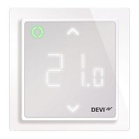 Изображение Терморегулятор DEVIreg Smart интеллектуальный с Wi-Fi 16А бел. DEVI 140F1141 