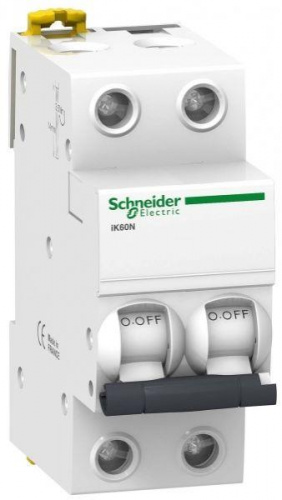 Изображение Автомат  Schneider Electric iK60  2Р  50А  тип C  6кА  на DIN-рейку  A9K24250 