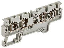 Изображение Клемма пружинная CX4-4 4кв.мм четырехконтактная сер. ARMAFIX IEK AF-CT40-00-4-K03-004 