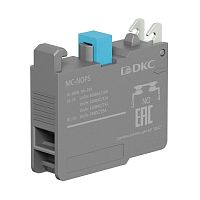 Изображение Блок контактный с клеммными зажимами под винт нормально-открытый DKC MC-NOPS 