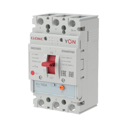 Изображение Выключатель автоматический 3п 128-160А 50кА MGS160S YON MGS160S-3TAMF0160 