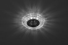 Изображение DK LD3 SL/WH Светильник ЭРА декор c белой светодиодной подсветкой, прозрачный (50/1400)  Б0019202 